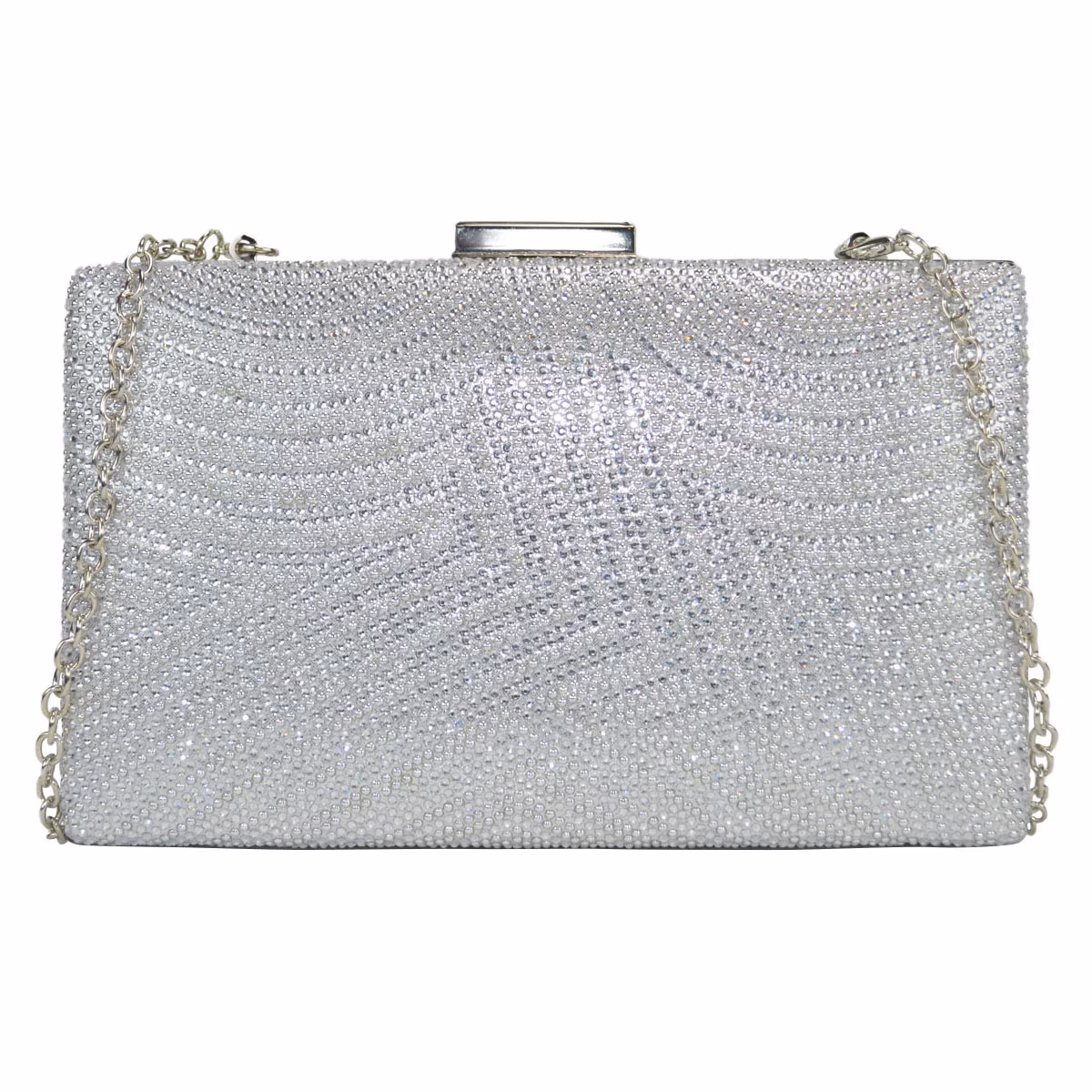 Bolsa de Fiesta Plata Huser para Mujer