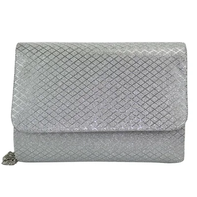 Bolsa de Fiesta Gris Oxford Huser para Mujer