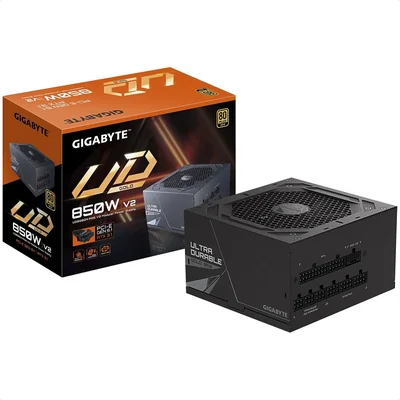 Fuente De Poder Gigabyte 850w Ud850gm Pg5 V2 80 Plus Gold Modular Negro Gp-ud850gm Pg5 V2