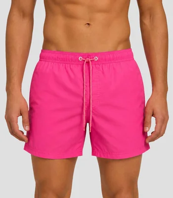 Traje de Baño corto Crinkled liso Hombre