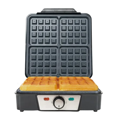 Wafflera Belga 4 Rebanadas Acero Perilla Hukën Masterchef