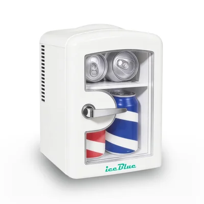 Mini Nevera Iceblue 4 L Ventana De Visualización Blanca - Venta Internacional.