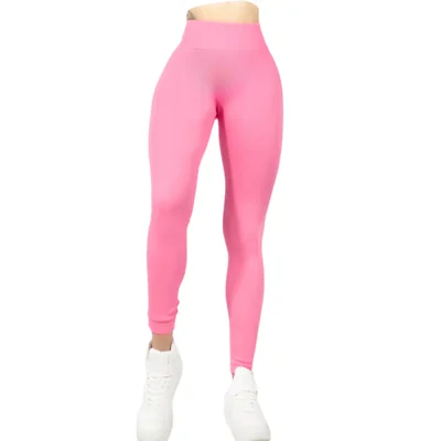 Mallas Deportivas De Mujer Lic-083 Rosa Gym Legging