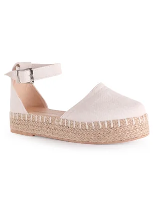 Alpargata Gabriela's Beige 4550058 con Hebilla para Mujer