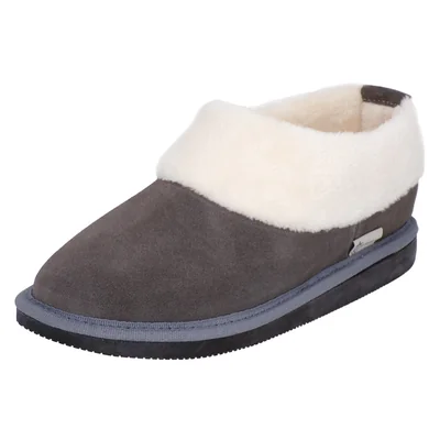 Pantuflas Tipo Bota Stahl Modelo 3889 color Gris de Gamuza
