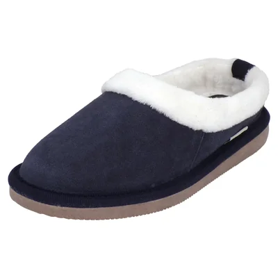 Pantuflas Súper Calientitas Stahl Modelo 3594 color Marino de Gamuza