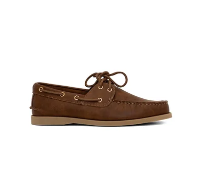 Mocasín Garrapata 23003 Camel Estilo Náutico Con Agujetas Para Caballero Marron Claro