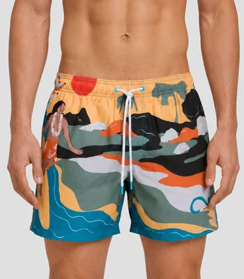 Traje de baño estampado Hombre