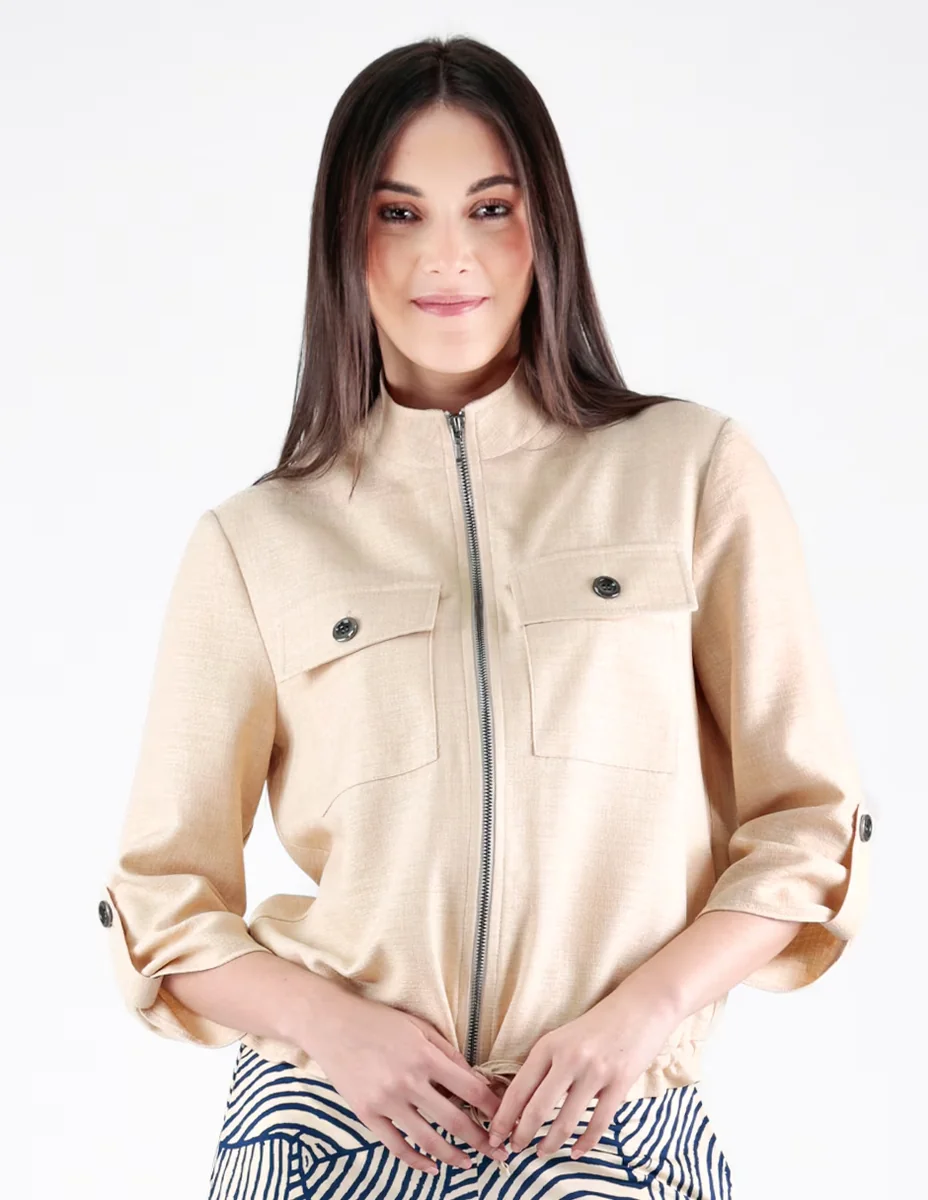 Chamarra bomber trinity coleccionimpermeable para mujer