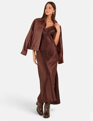 Vestido largo casual para mujer