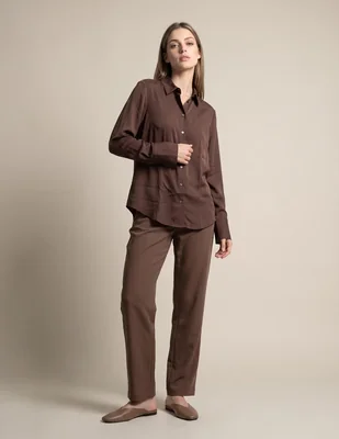 Camisa manga larga para mujer