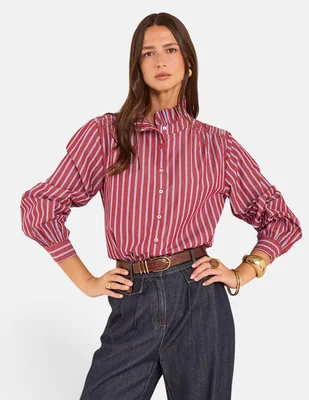 Blusa manga larga para mujer
