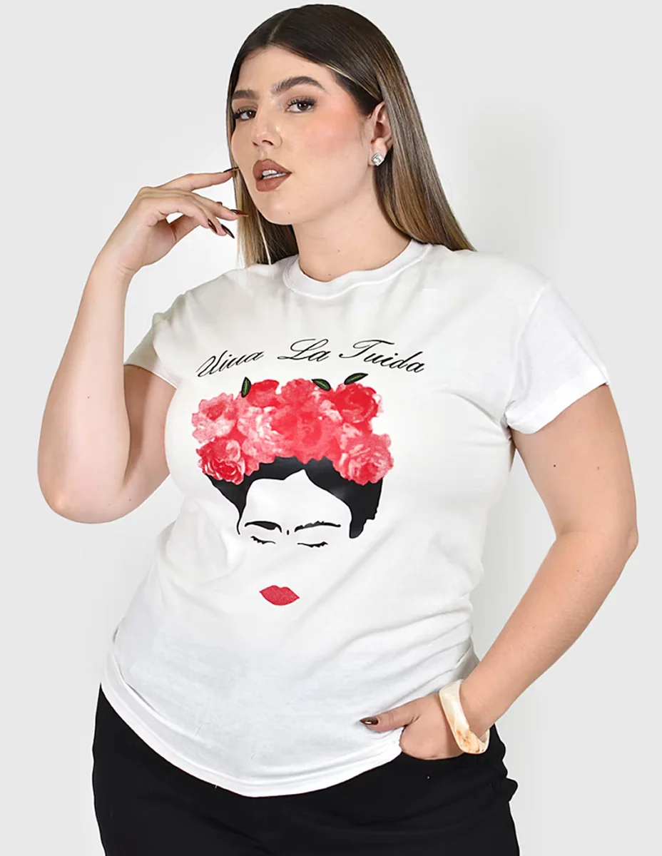 Playera manga No aplica cuello Redondo para mujer