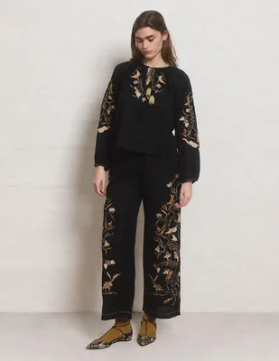 Pantalón amplio para mujer