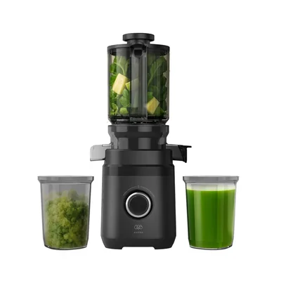 Extractor De Jugos Prensado En Frío 150w  Boquilla XL 11cm Dos Recipientes Tipo Licuadora