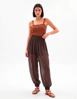 Pantalón amplio para mujer