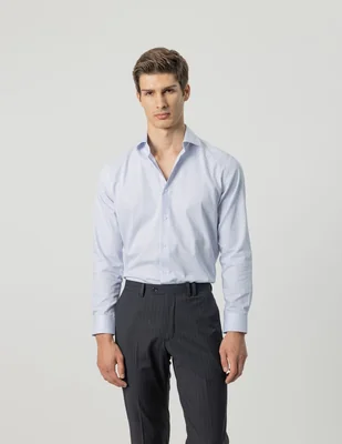 Camisa de vestir fw26 manga larga para hombre