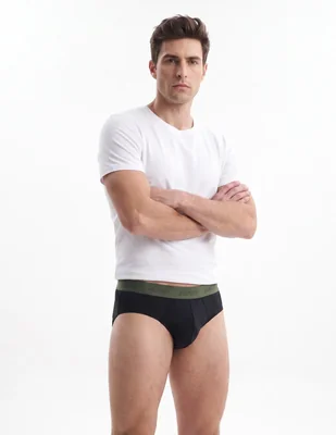 Trusa de Algodón y elastano para hombre 3 piezas (si aplica)