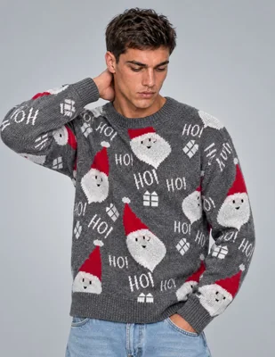 Suéter Navidad OI26 cuello Redondo para hombre