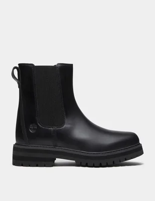 Bota Arriba del tobillo Bota Chelsea Britton Drive para Mujer Negro TB0A2KK2W02 de Piel para mujer