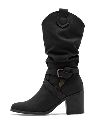 Bota Media pierna de Sintético para mujer