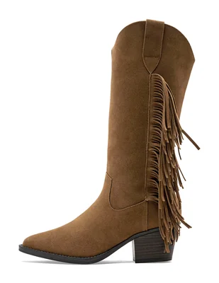 Bota cowboy Media pierna de Sintético para mujer