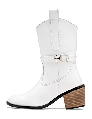 Bota cowboy Media pierna de Sintético para mujer