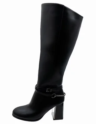Bota Abajo de la rodilla Chic de Sintético para mujer