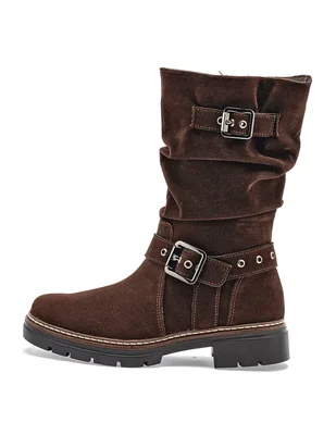 Bota combat Media pierna de Sintético para mujer