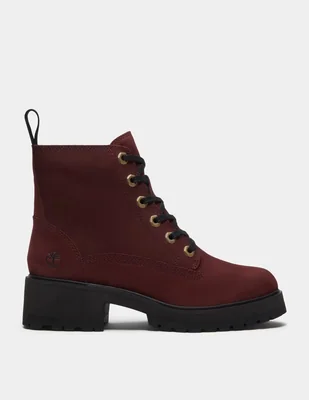 Bota Arriba del tobillo Botas Carnaby Row para Mujer Vino TB0A2KFNEQ3 de Piel para mujer