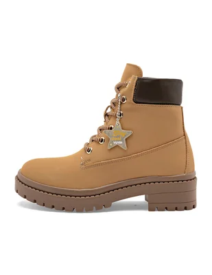 Bota combat Arriba del tobillo de Sintético para mujer