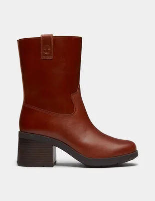 Bota Arriba del tobillo Botas Bellevaux con cierre lateral para Mujer Café TB0A2JNJEM6 de Piel para mujer