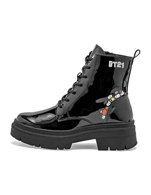 Bota combat Arriba del tobillo de Sintético para mujer