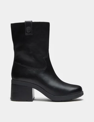 Bota Arriba del tobillo Botas Bellevaux con cierre lateral para Mujer Negro TB0A2JNJW02 de Piel para mujer
