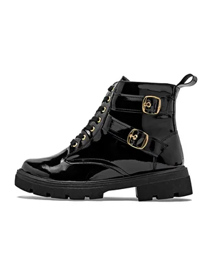 Bota combat Arriba del tobillo de Sintético para mujer