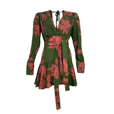 Vestido corto Candelaria J&B para Dama color Verde