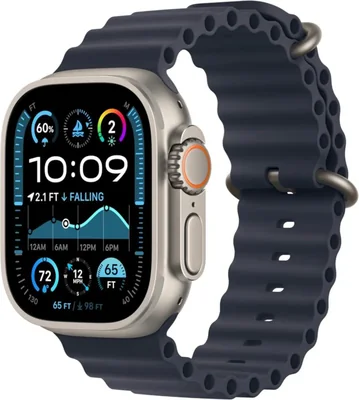 Apple Watch Ultra 2 [GPS + Cellular 49 mm] reacondicionado funda de titanio con correa azul océan