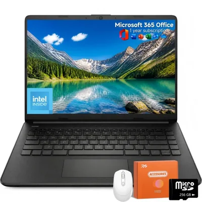Portátil HP 14 Intel Celeron N 16 GB RAM 384 GB