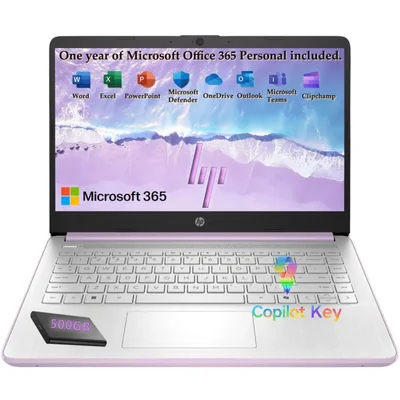 Portátil HP 2026 Intel N150 128 GB + 500 GB Copilot IA