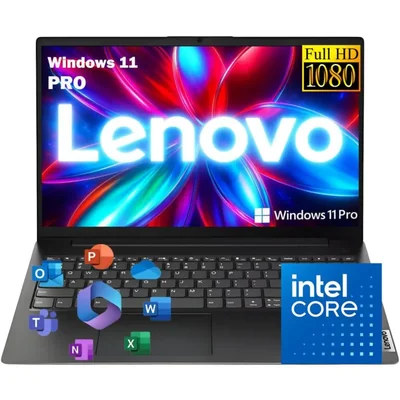 Portátil Lenovo de 156" FHD Intel DDR5 16 GB 512 GB SSD con Windows 11 Pro