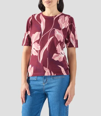 Blusa fantasía manga corta Mujer