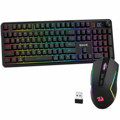 Teclado y ratón inalámbricos Redragon K526 PRO y M693 PRO