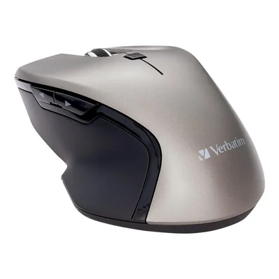 Mouse inalámbrico USB-C Verbatim 2.4G con receptor nano color grafito