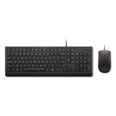 Combo de teclado y ratón Lenovo Essential Wired Black