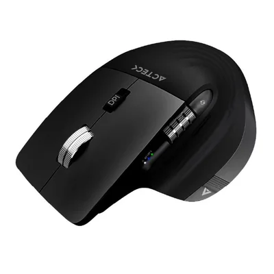 Mouse ergonomico acteck virtuos pro mi780 3000dpi inalambrico 8 botones negro ac