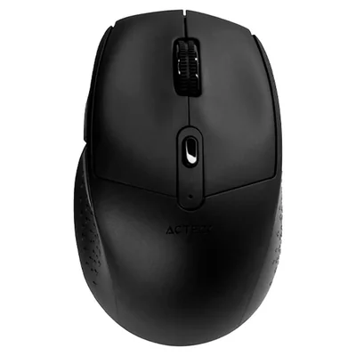 Mouse acteck optimize ergo mi680 1600dpi 6 botones inalambrico usb 2.4 ghz negro