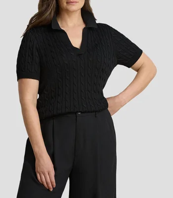 Suéter cuello polo Mujer