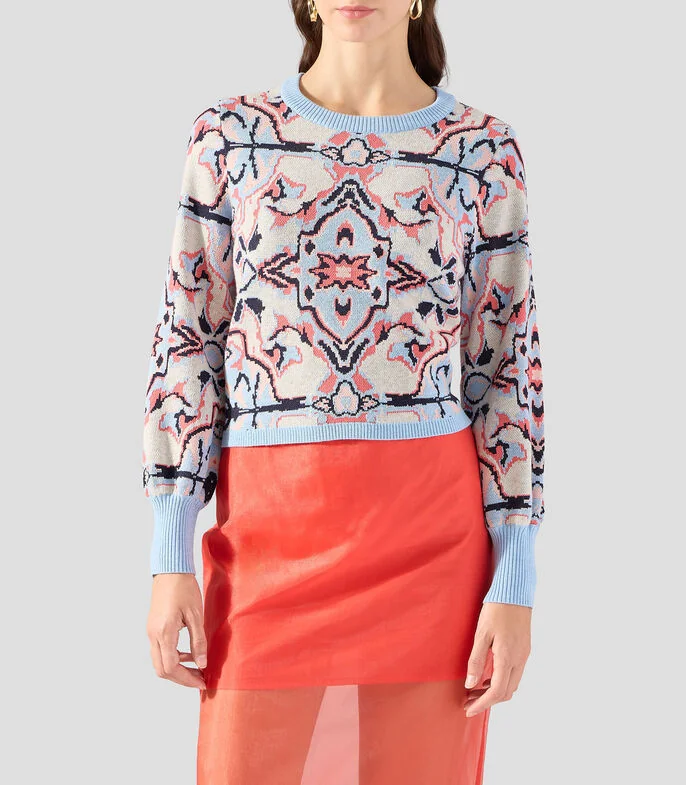 Suéter cuello redondo Mujer