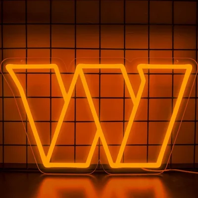 Letrero de neón BNBIDEN Football LED para pared – decoración y regalo