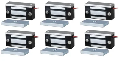 Maglock Seco-Larm Pack de 6 36 kg‑51 kg 12‑24 V DC